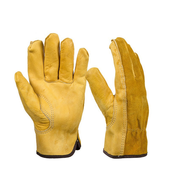 1Pair,Leather,Gloves,Working,Protection,Gloves,Security,Garden,Labor,Gloves,Safety,Tools