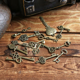 19Pcs,Antique,Bronze,Retro,Pendant,Necklace,Bracelet,Anklet,Decorations