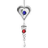 Metal,Hanging,Spinner,Chime,Glass,Center,Decorations
