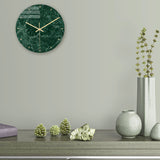 Loskii,CC009,Creative,Marble,Pattern,Clock,Clock,Quartz,Clock,Office,Decorations