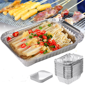 50PCS,Aluminum,Trays,Disposable,Container,Baking