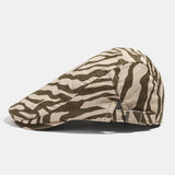 Collrown,Khaki,Beret,Cotton,Diverse,Patterns,Adjustable