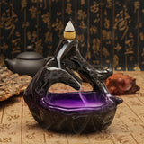 Light,Buddhist,Ceramic,Backflow,Censer,Burner,Holder,Incense,Cones