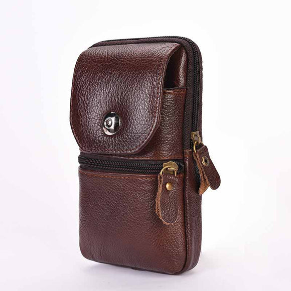 Outdoor,Vertical,Leather,Sport,Waist,Portable,Purse,Phone