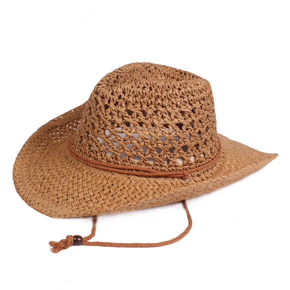 Women,Summer,Outdoor,Handmade,Straw,Breathable,Sunshade