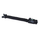 IPRee,Outdoor,Survival,Bracelet,Light,Compass,Whistle,Multifunction