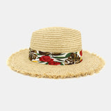 Women,Sunscreen,Travel,Beach,Visor,Natural,Raffia,Straw