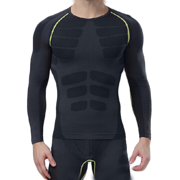 Men's,Compression,Sleeve,Sports,Tight,Shirts,Fitness,Running,Layer