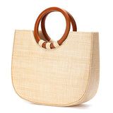 Women,Straw,Rattan,Woven,Beach,Handbag,Shoulder,Outdoor,Travel