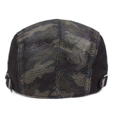 Summer,Beret,Camouflage,Forward,Outdoor,Travel,Plaid,Retro