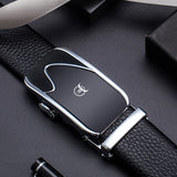 BULLCAPTAIN,Genuine,Leather,First,Layer,Leather,Business,Casual,Automatic,Buckle,Leather