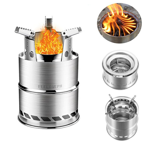 Portable,Burning,Cooking,Stove,Collapsible,Stainless,Steel,Alcohol,Outdoor,Cooking,Furnace