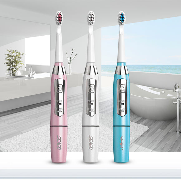 SEAGO,Sonic,Electric,Toothbrush,Charging,Batteries,Brushing,Modes,Automatic