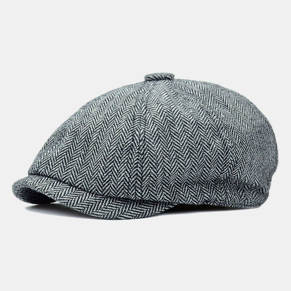 Solid,Color,Casual,Short,Visor,Artist,Newsboy,Octagonal,Beret