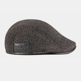 Thick,Protection,Solid,Color,Casual,Brief,Forward,Beret