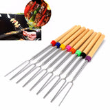 Pieces,Colorful,Telescopic,Roasting,Marshmallow,Barbecue,Skewers,Stick,Tools