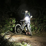 XANES,SFL15,300LM,Bicycle,Headlamp,Modes,Rechargeable,Waterproof,Front,Light,Speaker,Power,Display