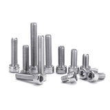 120Pcs,Stainless,Steel,Socket,Screw,Bolts,Assortment