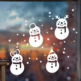 Miico,DLX9206,Christmas,Sticker,Window,Snowman,Pattern,Stickers,Decoration