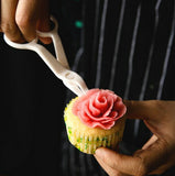 KCASA,Plastic,Fondant,Decor,Piping,Scissor,Shear,Flower,Detachable,Blade,Baking,Tools