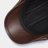 Banggood,Design,Artificial,Leather,Protected,Casual,Beret