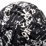 Skull,Pattern,Double,Layers,Headgear,Beanie,Dance,Scarf