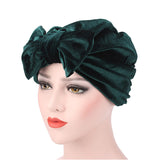 Women,Large,Bowknot,Cotton,Beanies,Casual,Solid,Skullies