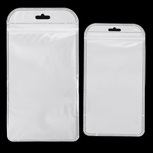 50PCS,White,Clear,Plastic,Packaging,Mobile,Phone,Shell,Pouches,Package