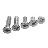 Suleve,M3SP1,50Pcs,Stainless,Steel,Phillips,Countersunk,Machine,Screw,Length