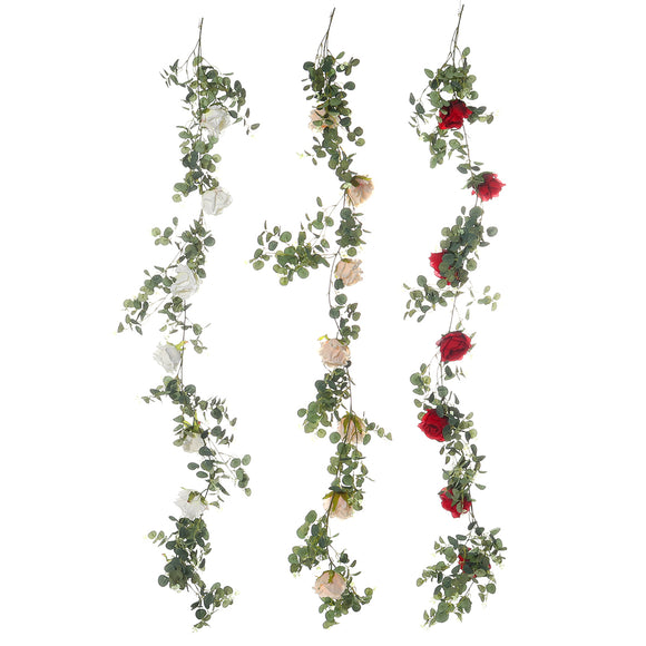 Artificial,Eucalyptus,Garland,Hanging,Rattan,Wedding,Greenery,Decorations