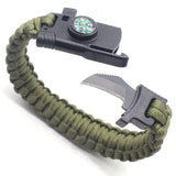 IPRee,Survival,Bracelet,Outdoor,Emergency,Paracord,Whistle,Compass