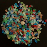 Mixed,Color,Undrilled,Beach,Glass,Beads,Jewelry,Pendant,Decor