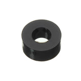 Suleve,200Pcs,Nylon,Washer,Black,Round,Spacer,Washer,Standoff,Fastener,Hardware,7*4*L