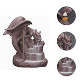 Auspicious,Dragon,Purple,Smoke,Backflow,Incense,Burner,Creative,Aromatherapy,Censer,Decorations