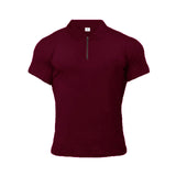 Summer,Outdoor,Cotton,Short,Sleeve,Shirt,Bodybuilding,Fitness