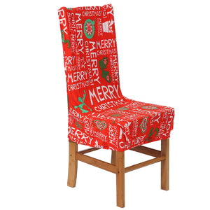 Christmas,Universal,Stretch,Chair,Cover,Removable,Dining,Chairs,Protector,Slipcover,Dining,Wedding,Banquet,Party,Kitchen,Office,Chair,Decoration