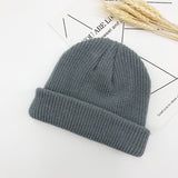 Unisex,Solid,Color,Knitted,Skull,Beanie