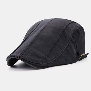 Cotton,British,Style,Stitching,Stripes,Outdoor,Casual,Universal,Forward,Beret