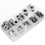 SuleveMXSW3,400Pcs,Stainless,Steel,Washer,Round,Assortment