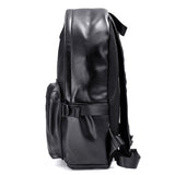 Vintage,Leather,Backpack,Waterproof,Laptop,Black,School,Shoulder,Rucksack,Camping,Travel,Business