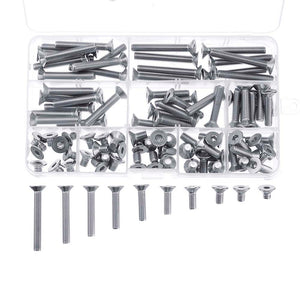 Suleve,M6SH1,100Pcs,Stainless,Steel,Socket,Screw,Bolts,Assortment