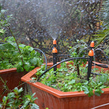 50Pcs,Micro,Spray,Adjustable,Degree,Water,Irrigation,Drippers,Stake,Emitter,System