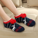 Women,Winter,Christmas,Casual,Fashion,Ankle,Socks,Floor,Socks,Thickening,Knitted,Socks