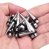 Taper,Stretcher,Piercing,Gauge,Steel,Tunnel,Expander