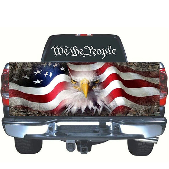 American,Eagle,Stars,Truck,Window,Graphic,Decal,Sticker