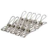 10Pcs,Stainless,Steel,Clothes,Hanging,Laundry,Windproof,Clips,Clamps,Clothespins