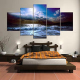 Cascade,River,Painting,Picture,Decoration,Without,Frame,Including,Installa