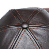 Collrown,Vintage,Leather,Baseball,Outdoor,Windproof,Adjustable,Sports