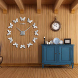 Large,Clock,Decor,Mirror,Sticker,Clock