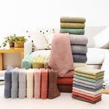 KCASA,Cotton,Solid,Towel,Drying,Colors,Thick,Absorbent